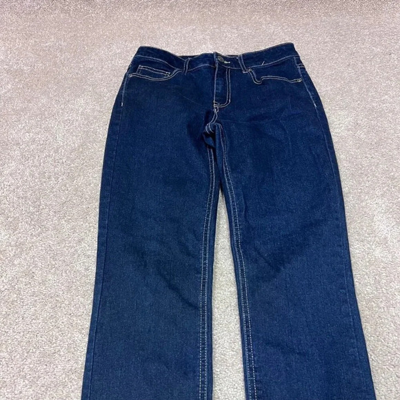 Harper Jeans Blue Mid Rise Skinny Women's Size 26 Pockets - Picture 10 of 13